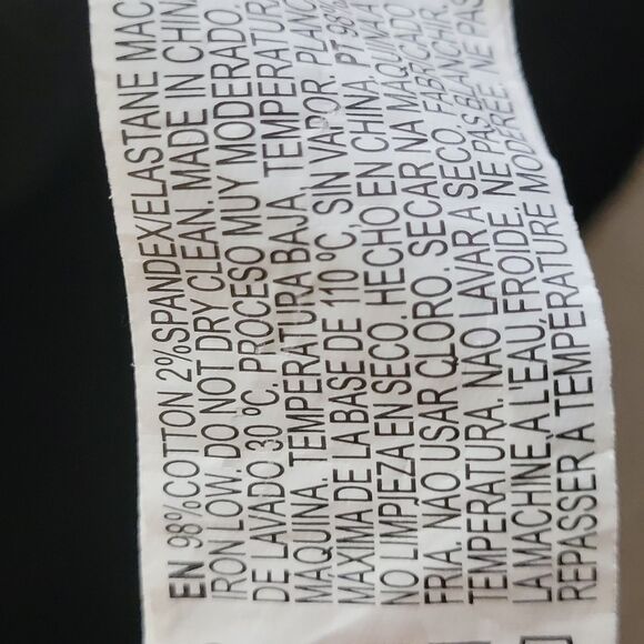 Forever 21 Corduroy Overall Dress Womens M Black Silver Accented Buttons - Picture 9 of 10